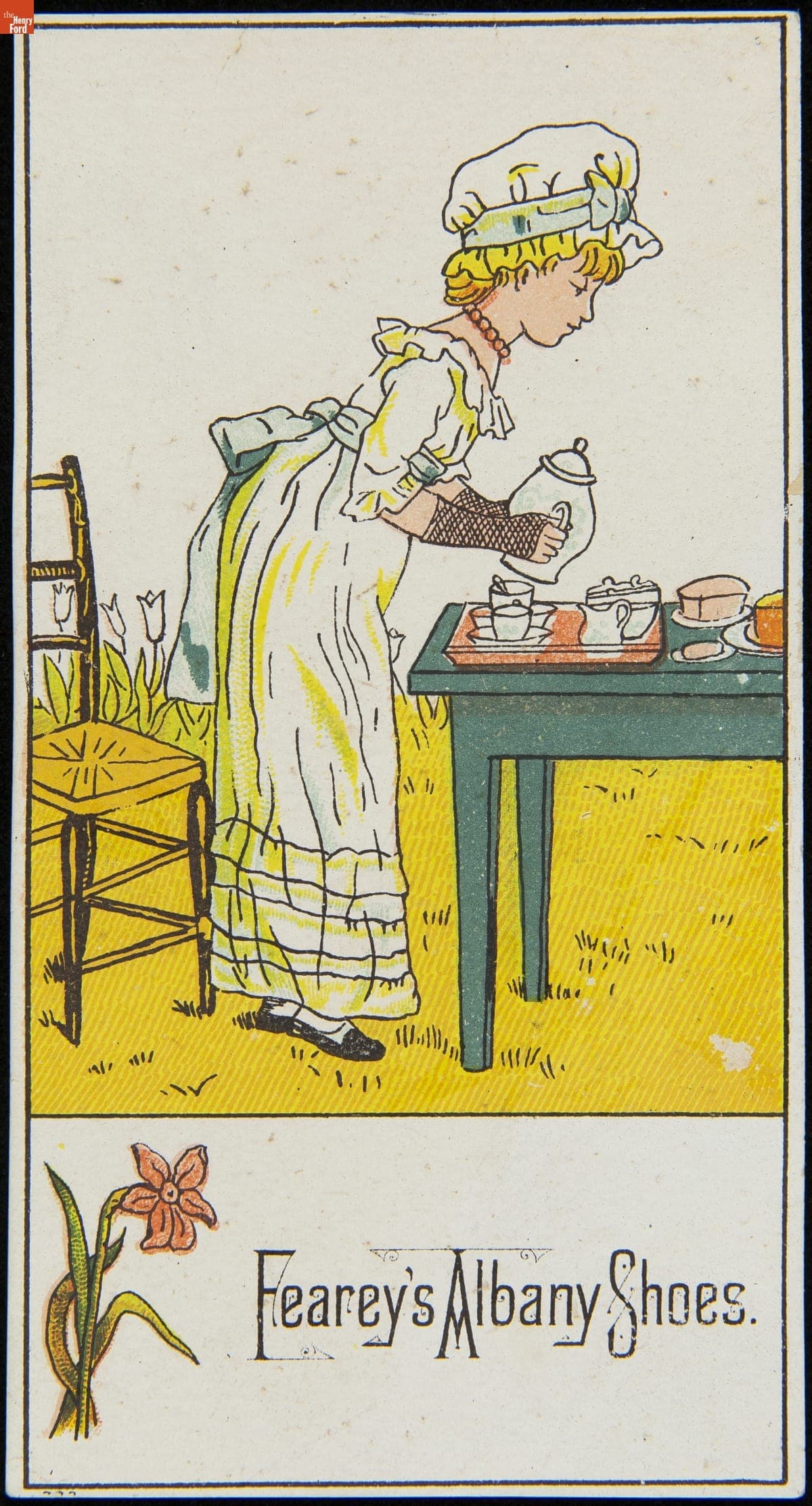 Trade Card for Fearey's Albany Shoes, 1880-1900