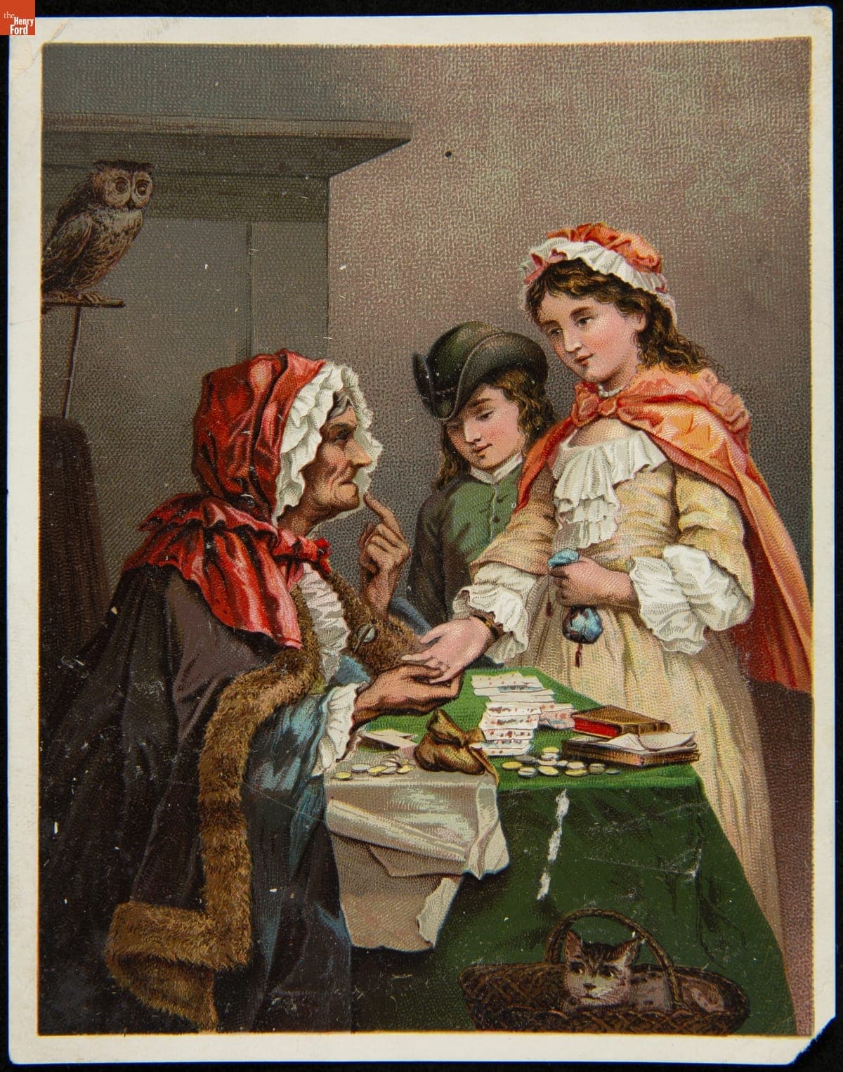 Trade Card for Dr. Jayne's Patent Medicines, "The Gipsy Fortune-Teller," 1880-1900