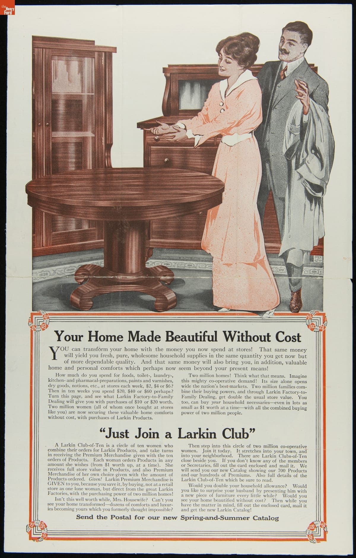 Larkin Company Trade Catalog, "Your Home Made Beautiful," circa 1915