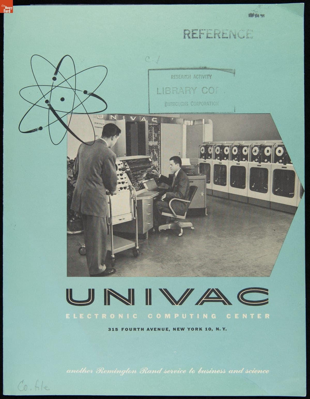 Univac Electronic Computer Center, circa 1954
