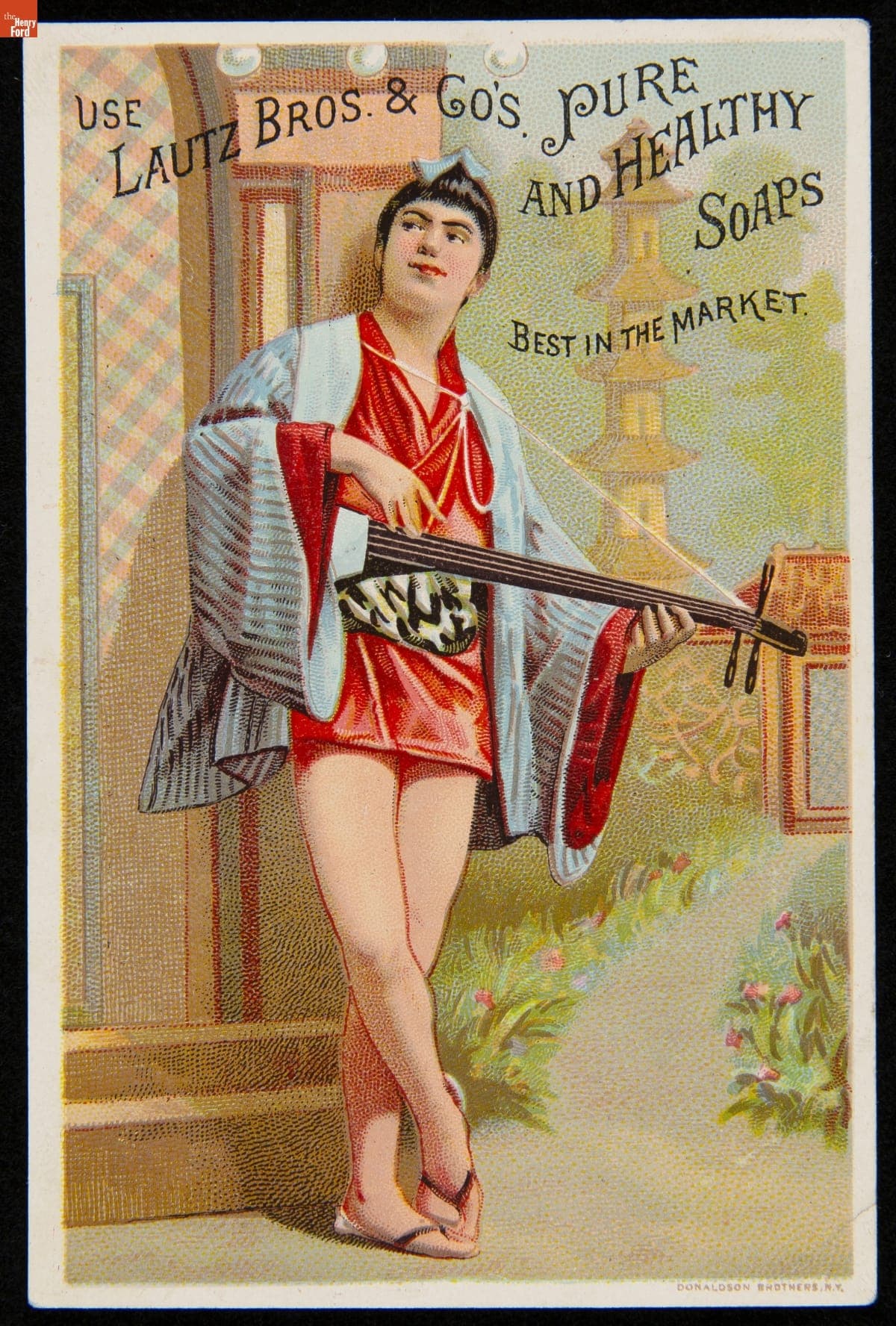 Trade Card for Lautz Bros. & Company's Pure and Healthy Soaps, circa 1885