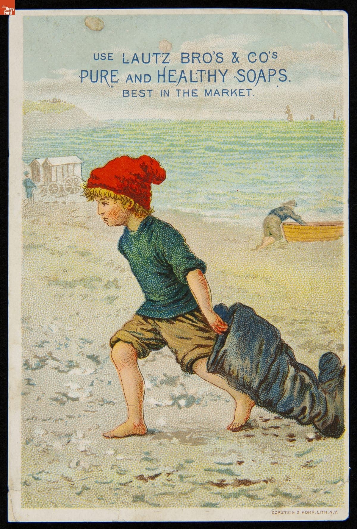 Trade Card for Lautz Bros. & Company's Pure and Healthy Soaps, circa 1885