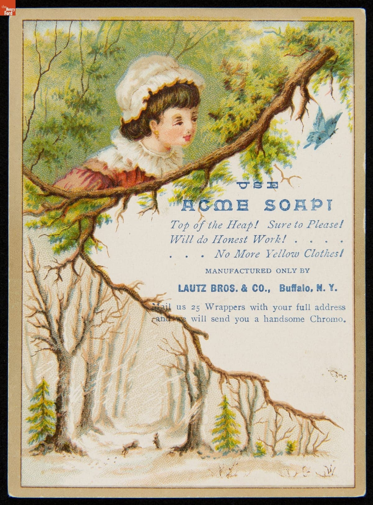 Trade Card for Lautz Bros. & Company's Acme Soap, circa 1885