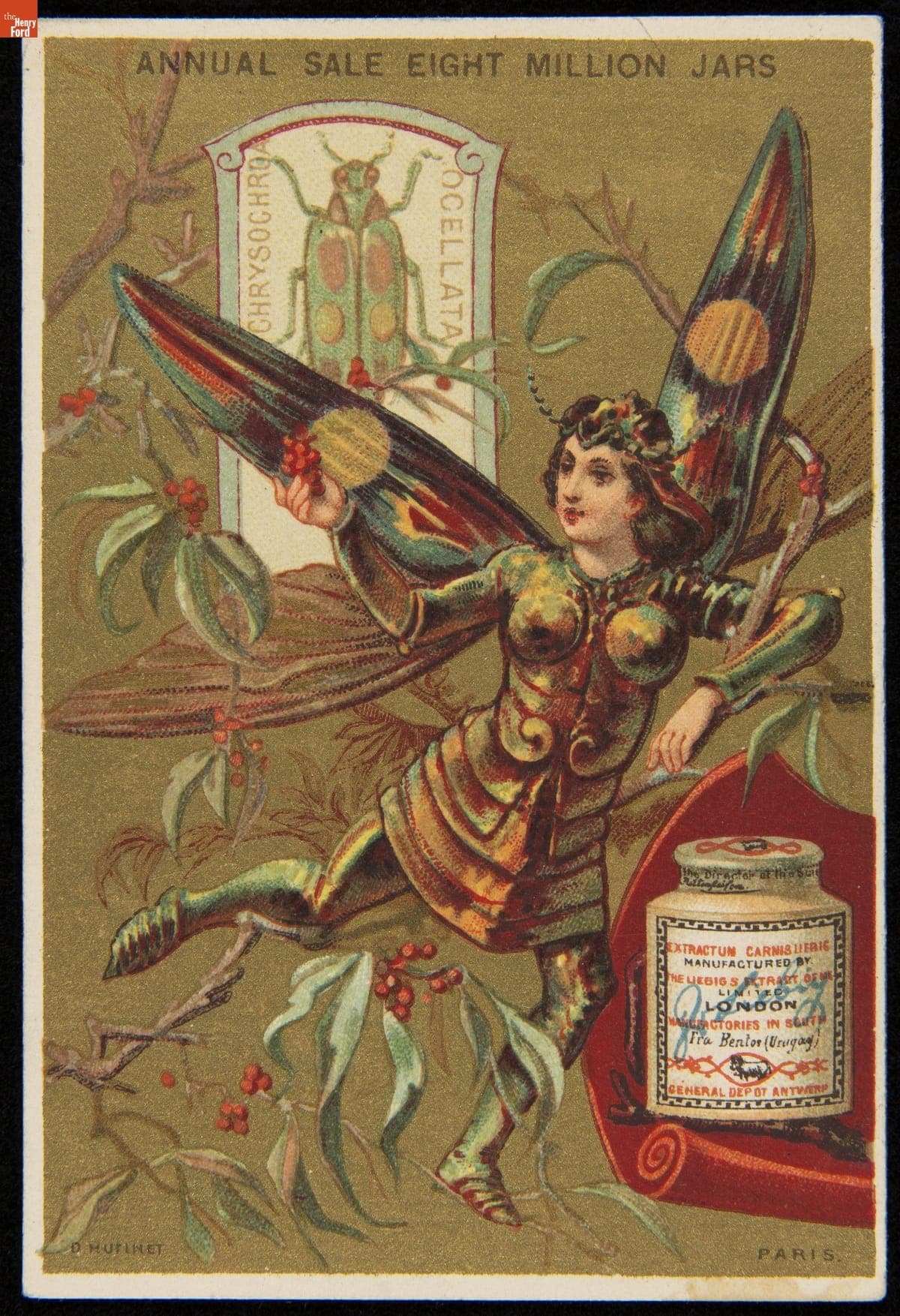 Trade Card for Liebig Extract of Meat Company Products, 1880-1900