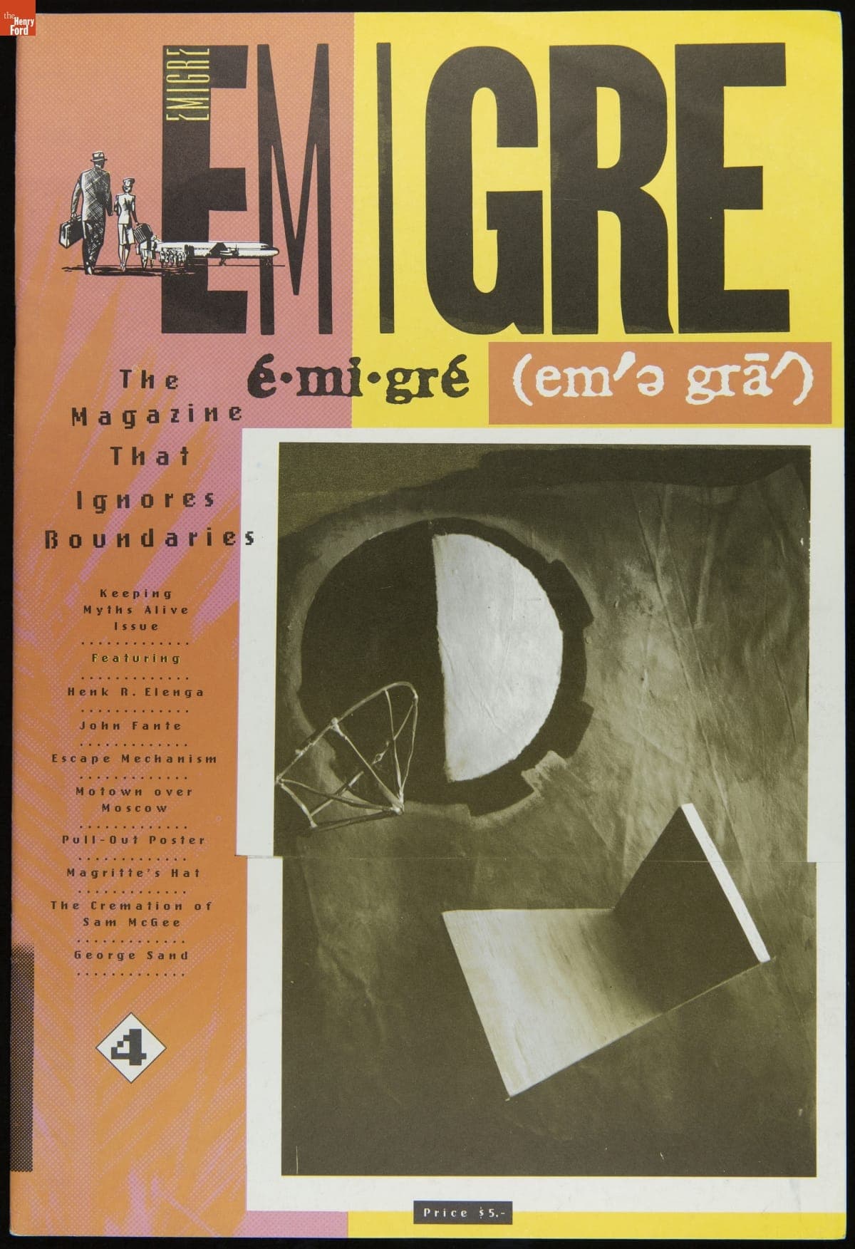 Magazine, Emigre No. 4, "The Magazine That Ignores Boundaries," 1986