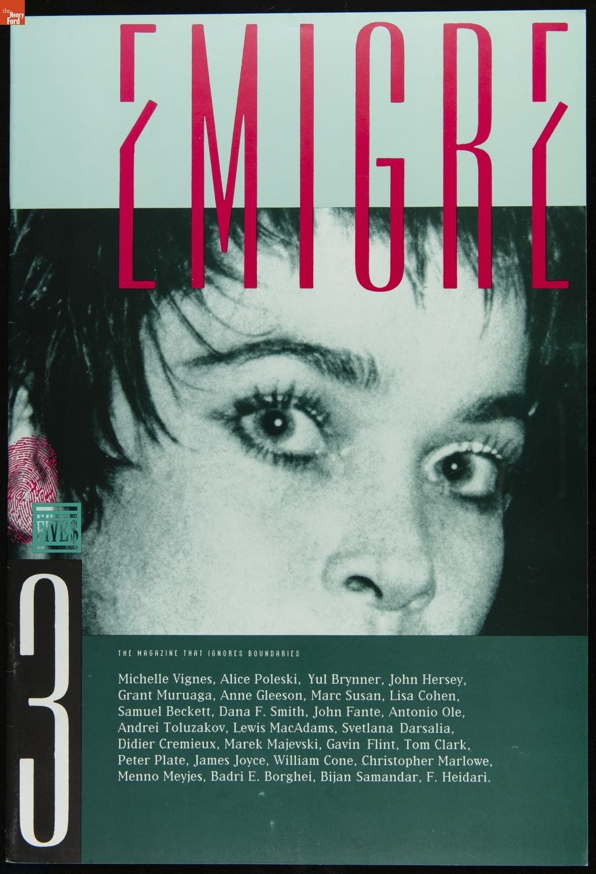 Magazine, Emigre No. 3, "The Magazine That Ignores Boundaries," 1985