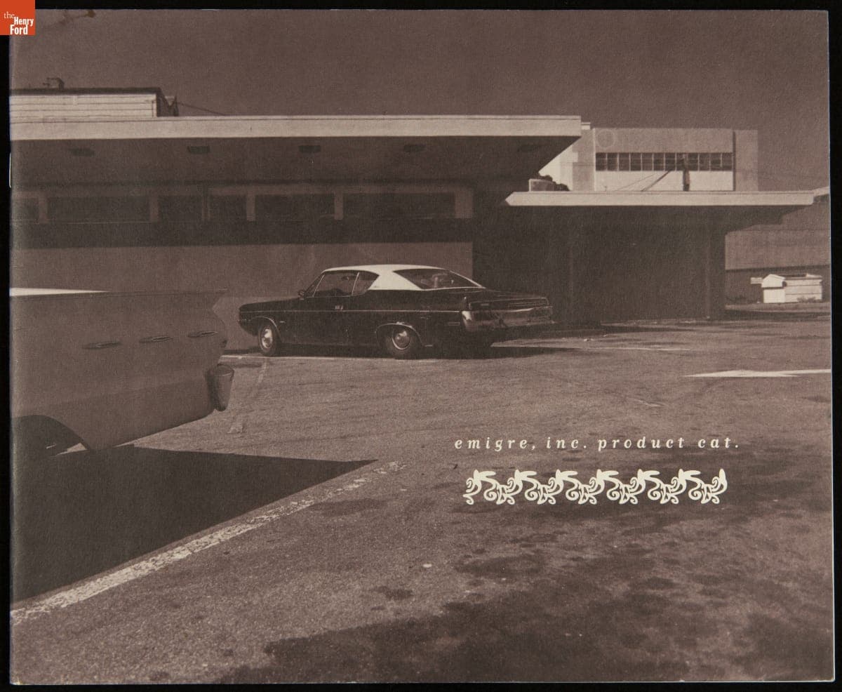 Mailer, "Emigre Inc. Product Catalog," 1994-1995