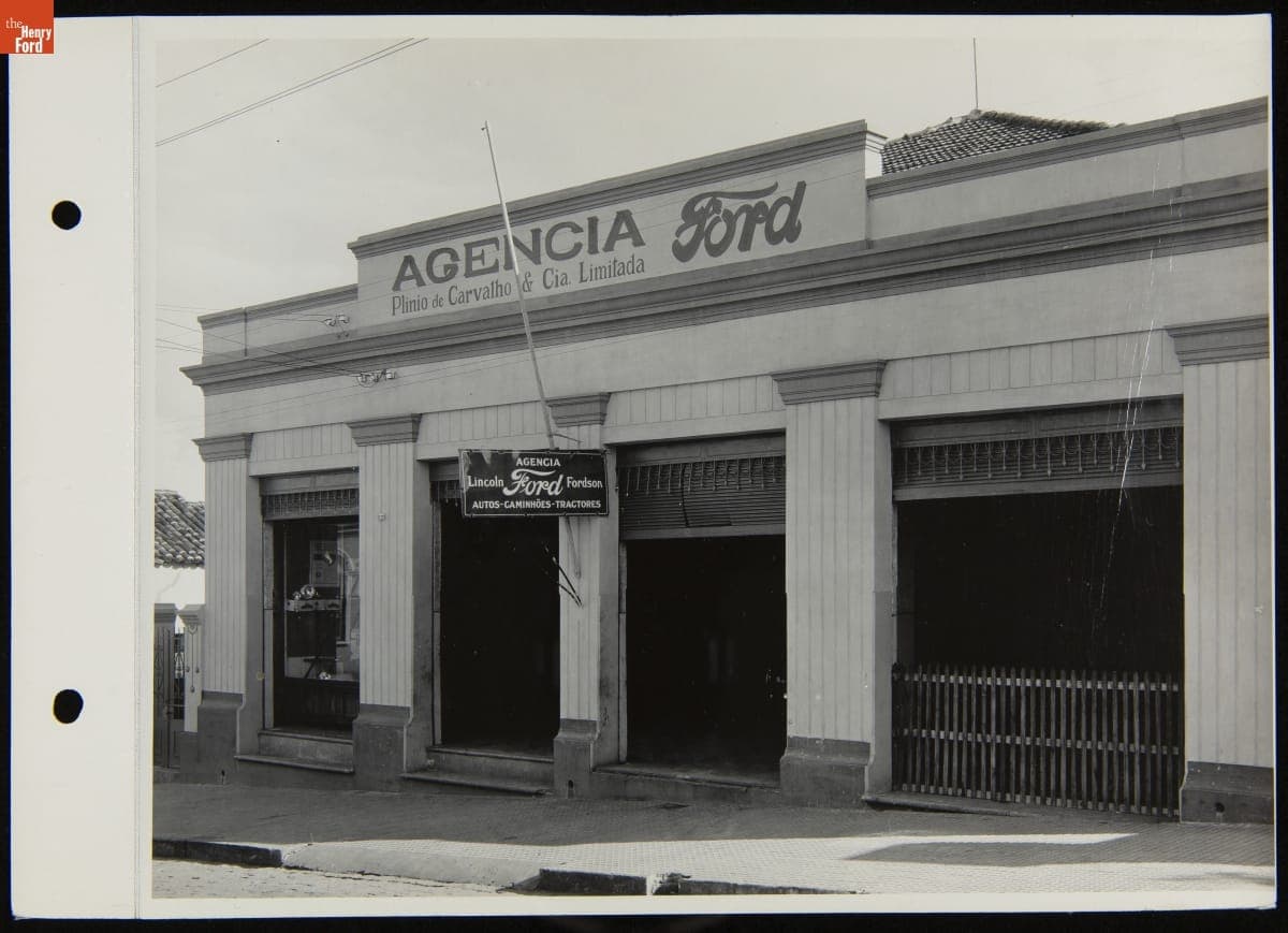 Ford Motor Company Branch in Taquaritinga, Sao Paulo, Brazil, circa 1929