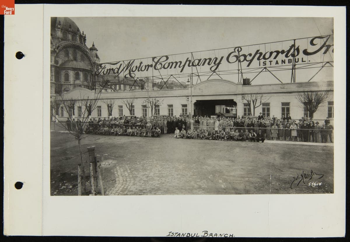 Ford Motor Company Branch in Istanbul, Turkey, November 12, 1930