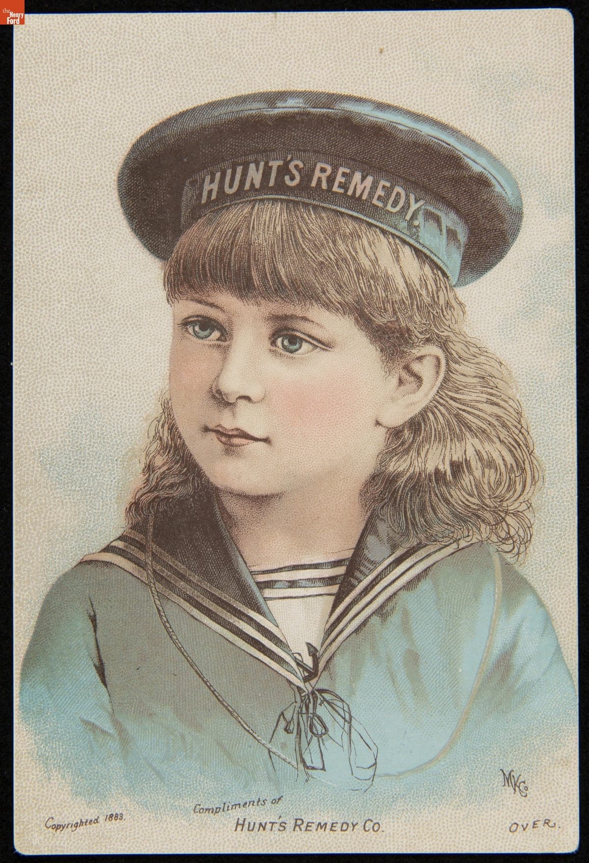 Trade Card for Hunt's Kidney and Liver Medicine, Hunt's Remedy Co., 1883