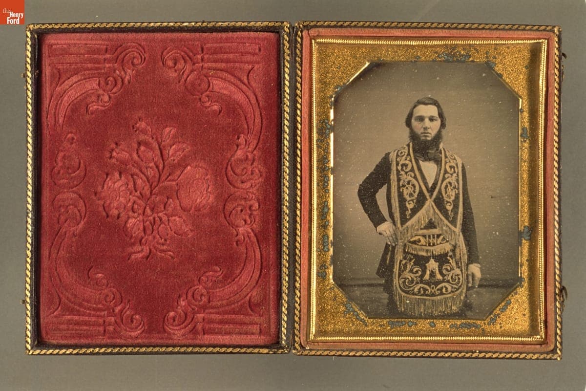 Member of the Independent Order of Odd Fellows, circa 1850