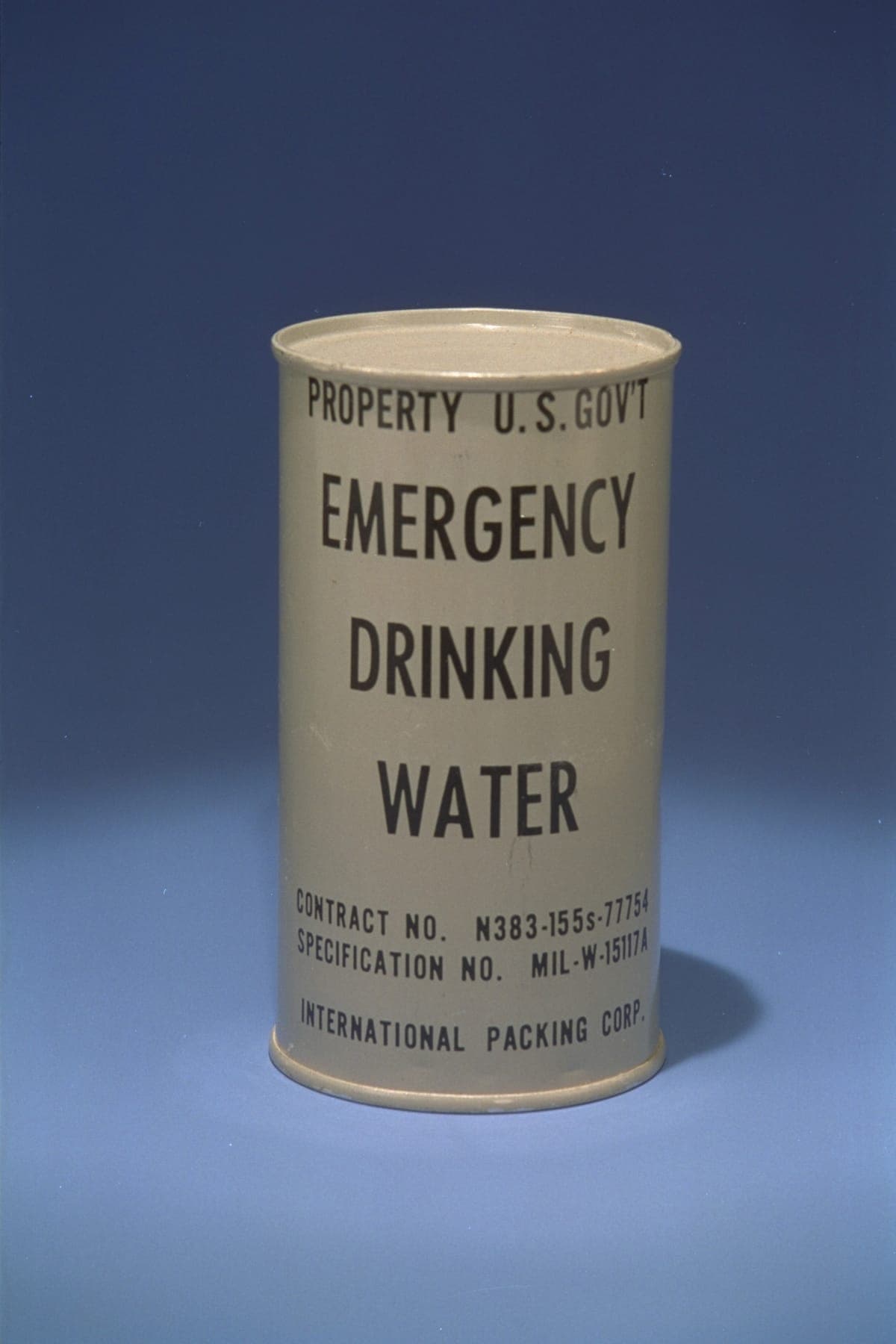 Canned Drinking Water, 1945-1955