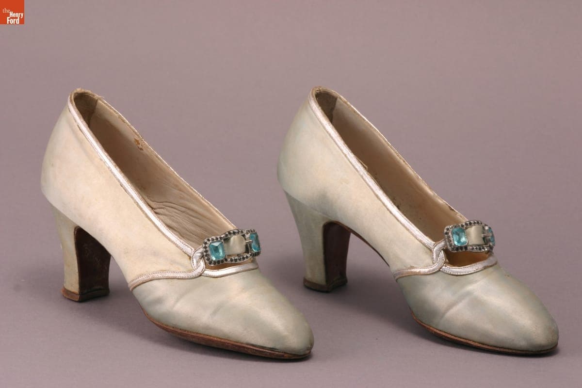 Pumps, Worn by Elizabeth Parke Firestone, 1920-1930