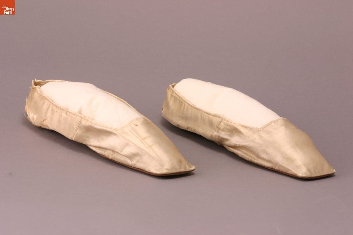 Women's Slippers, circa 1840