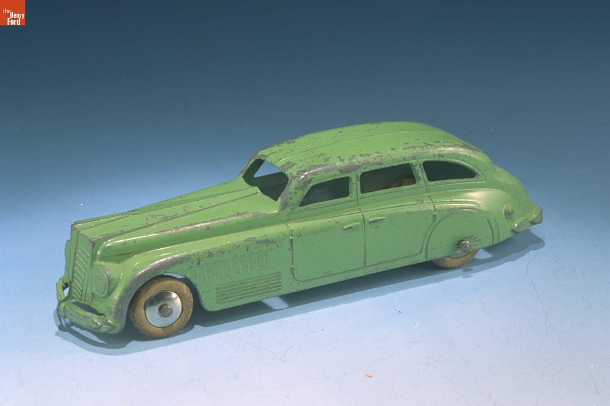 Toy "Tootsietoy" Sedan, Used by James Greenhoe, 1937-1946
