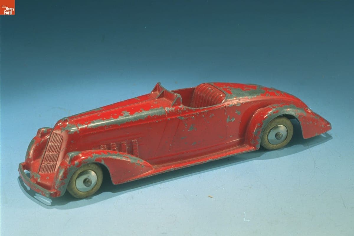 Toy "Tootsietoy" Roadster, Used by James Greenhoe, 1937-1946