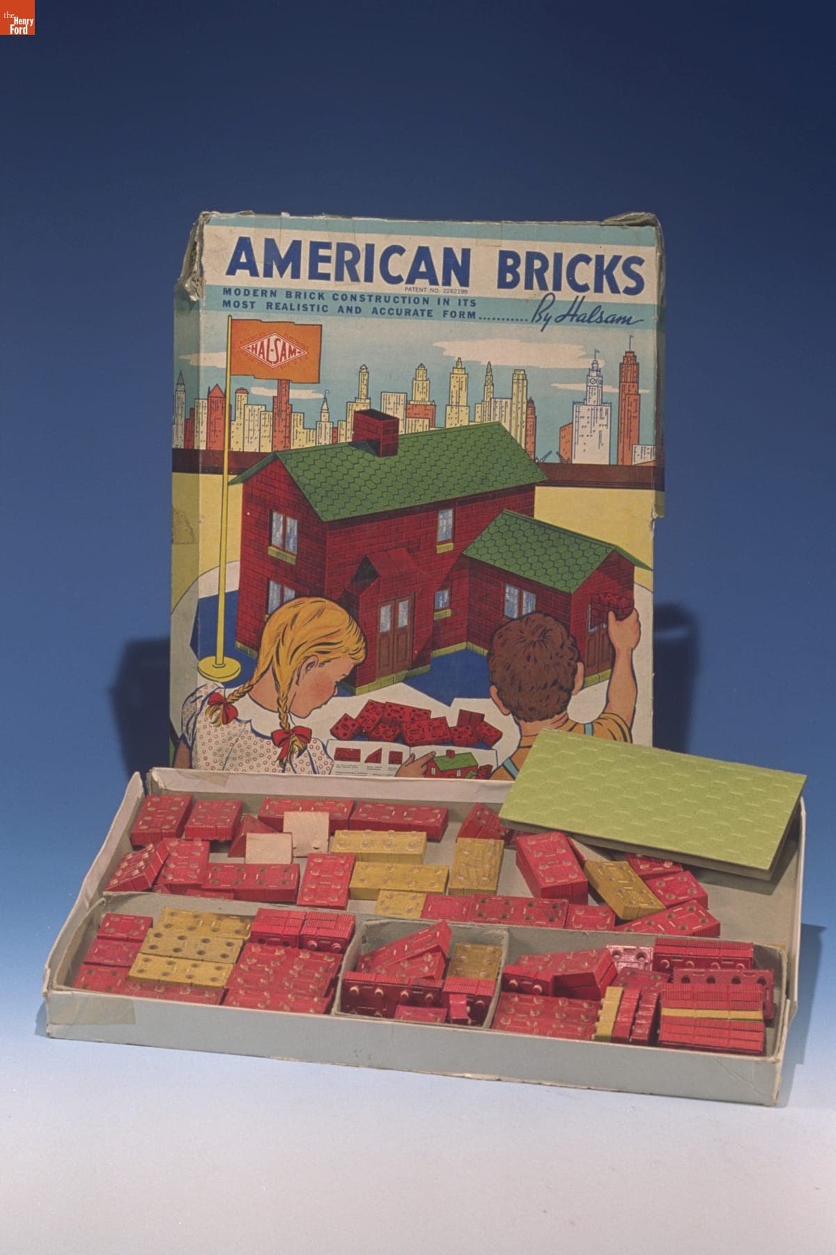 "American Bricks" Set, Used by James Greenhoe, 1937-1946