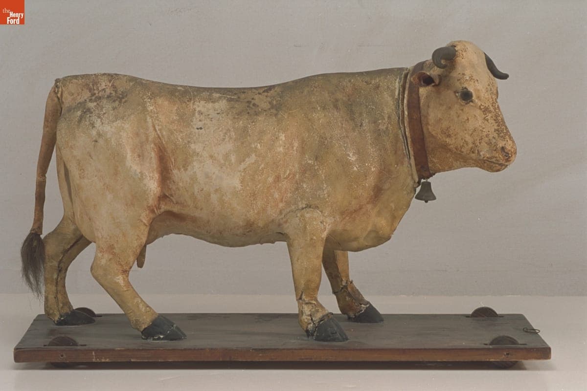 Cow Pull Toy, 1900-1910