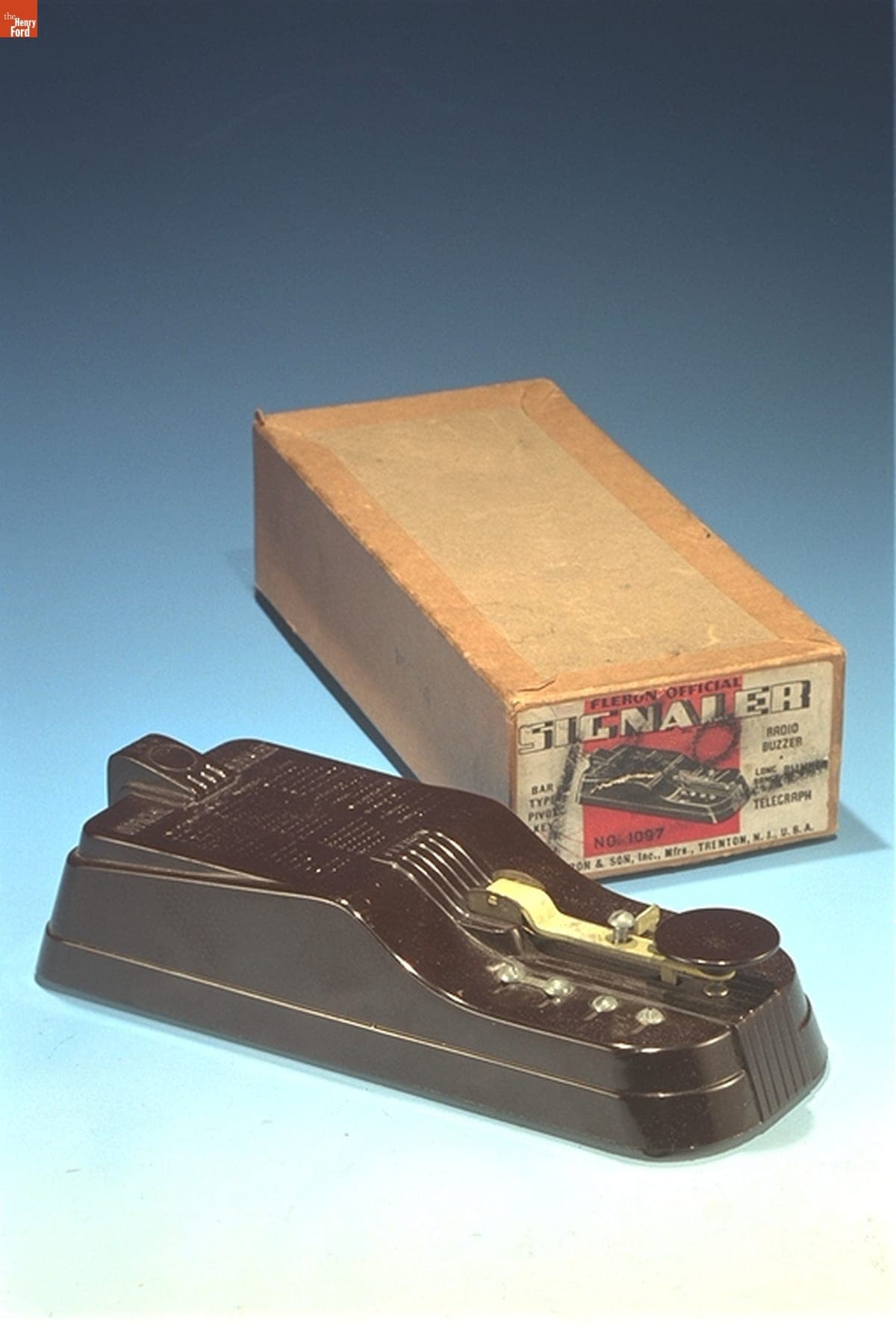 Toy Morse Code Signaler, Used by James Greenhoe, 1937-1946