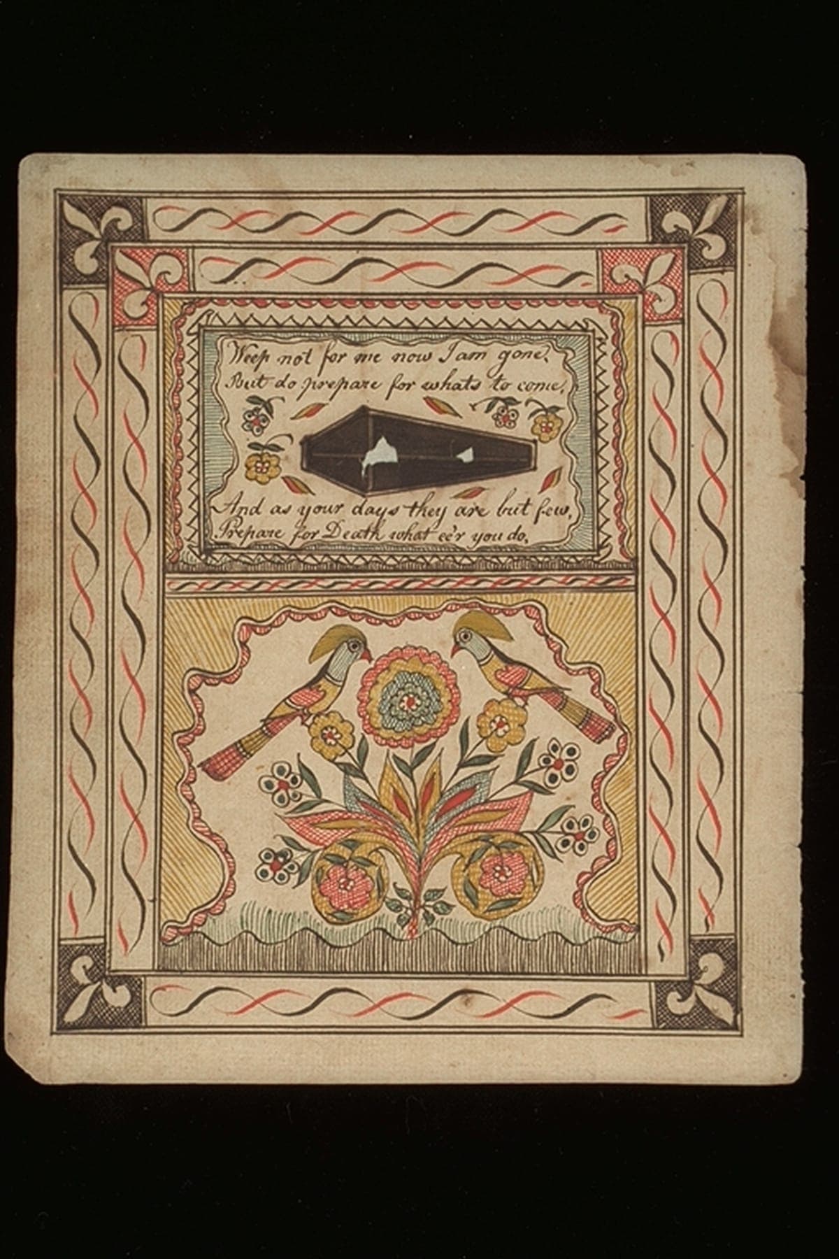 Mourning Drawing, circa 1820