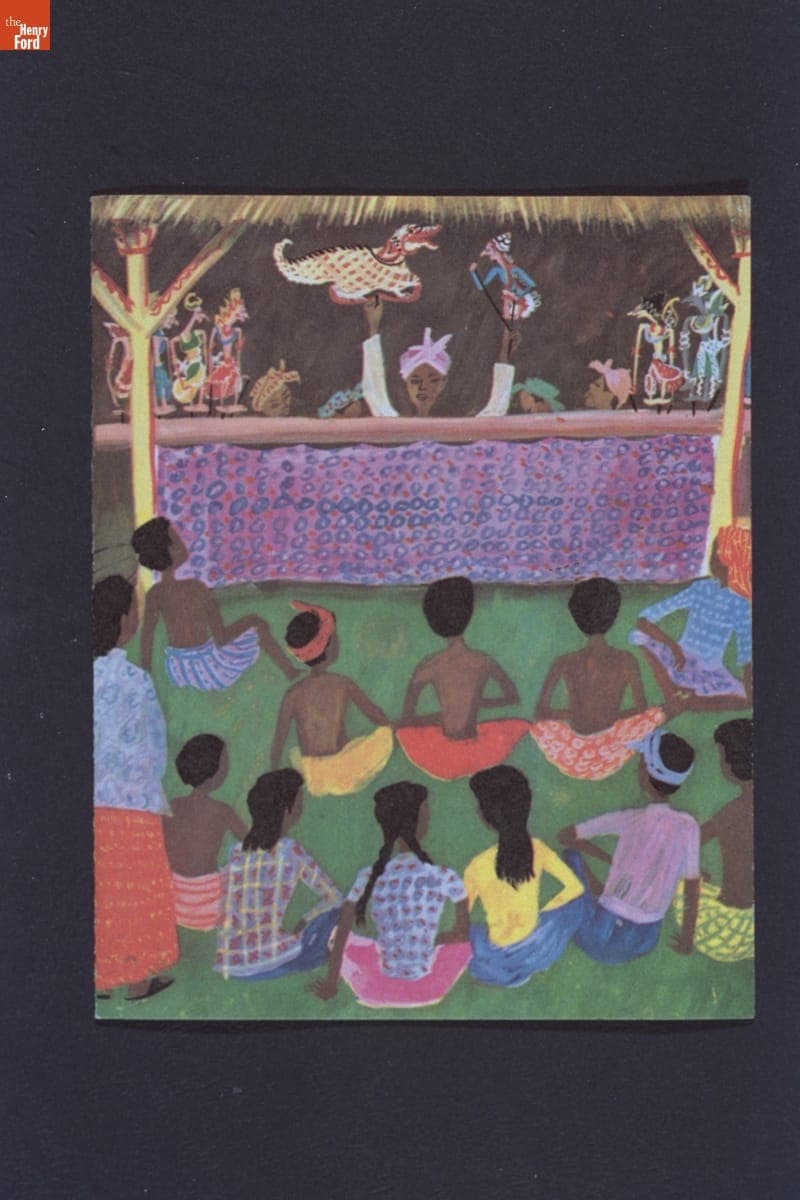 Christmas Card, "Joy for the World's Children," circa 1960