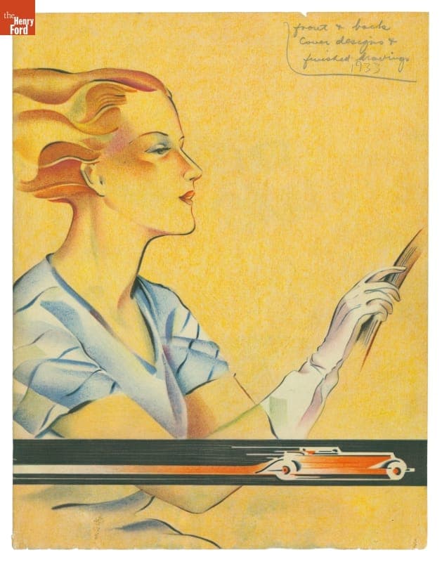 Brochure with Cover Designed by Virgil M. Exner, "Studebaker Offers for 1933"