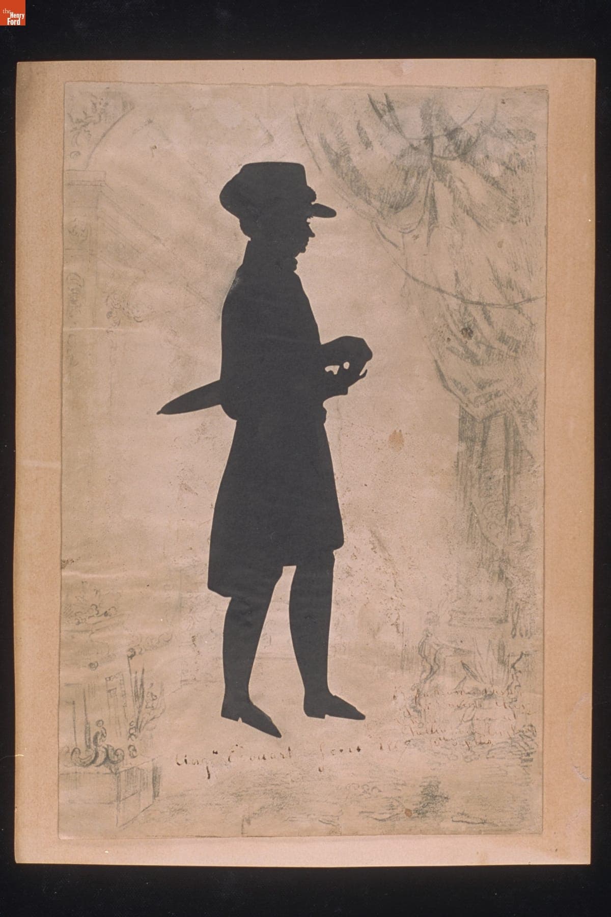 Silhouette of Bishop John Jenkinson, 1840-1860
