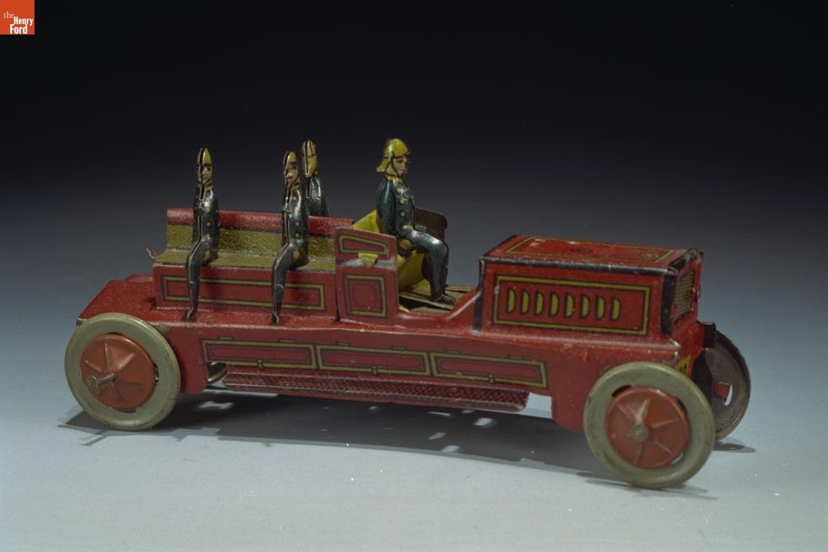 Toy Fire Squad Car, 1910-1930
