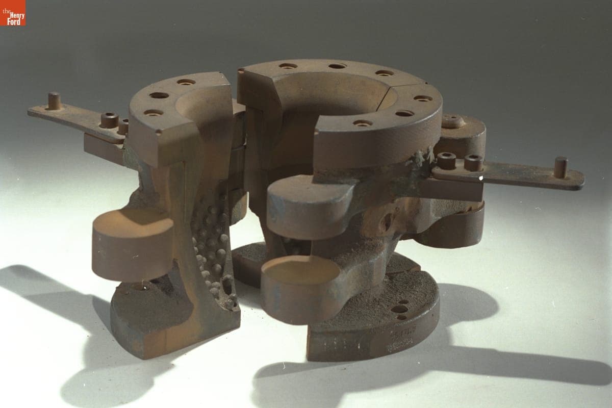 Bubble Vase Glass Mold, Used at Tiffin Glass Company, 1900-1960