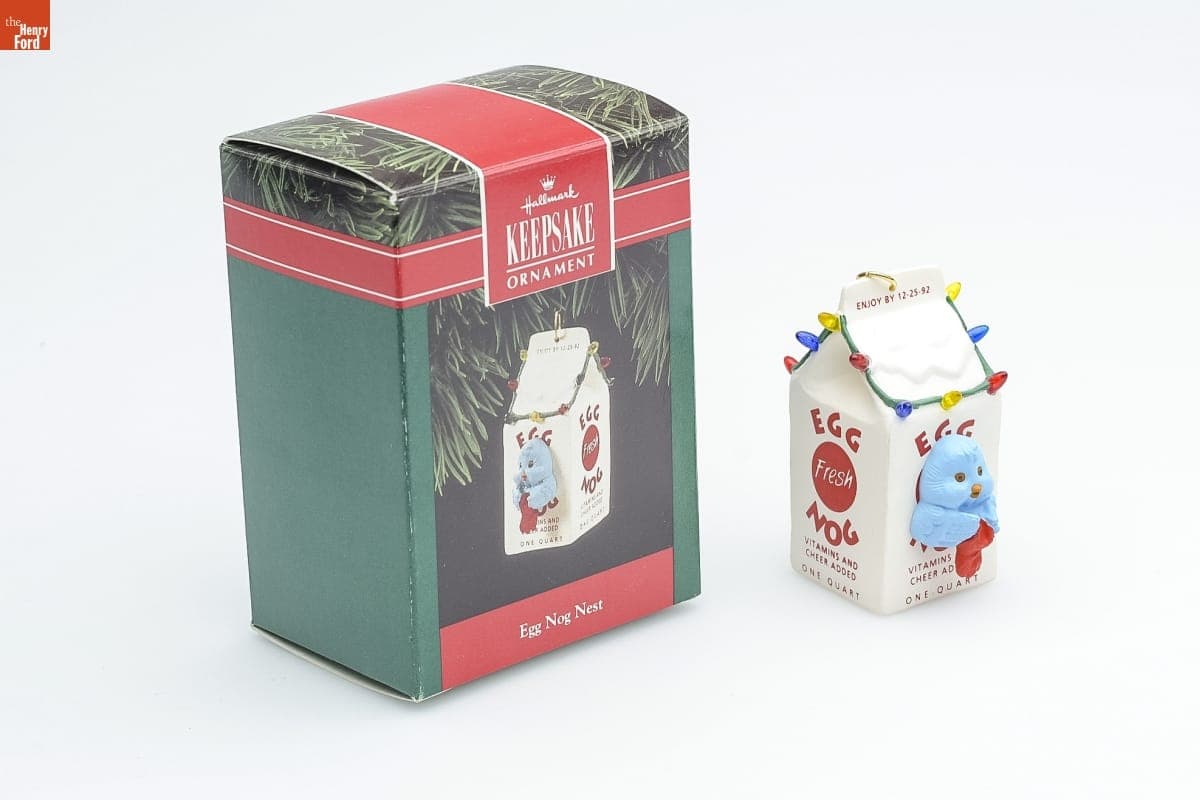 Hallmark "Egg Nog Nest" Christmas Ornament, 1992