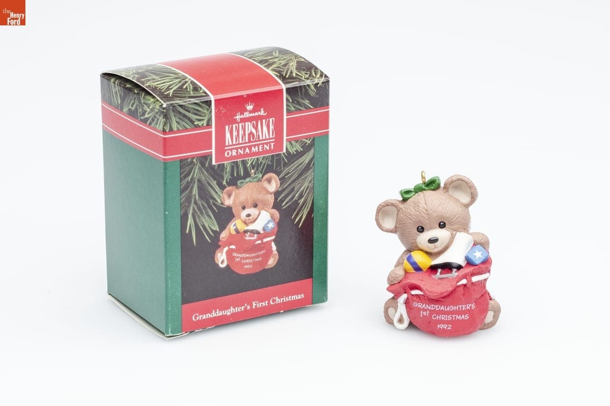 Hallmark "Granddaughter's First Christmas" Christmas Ornament, 1992