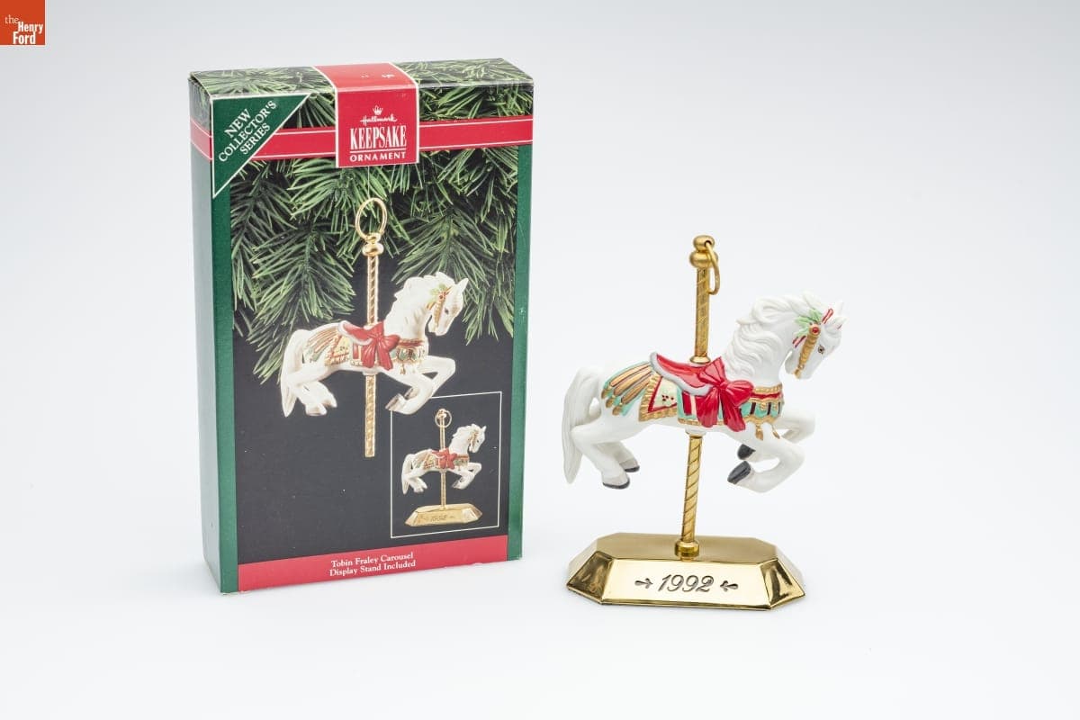 Hallmark "Tobin Fraley Carousel Series" Christmas Ornament, 1992