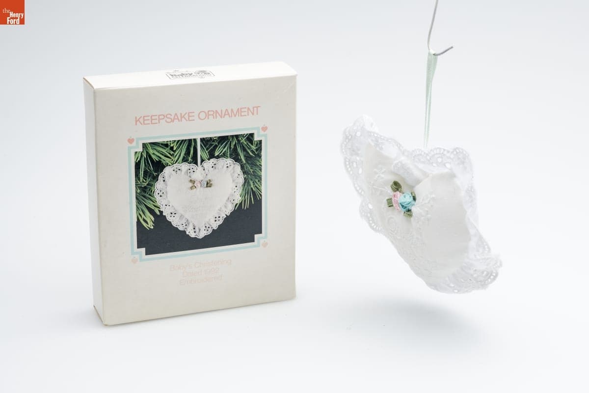 Hallmark "Baby's Christening" Christmas Ornament, 1992