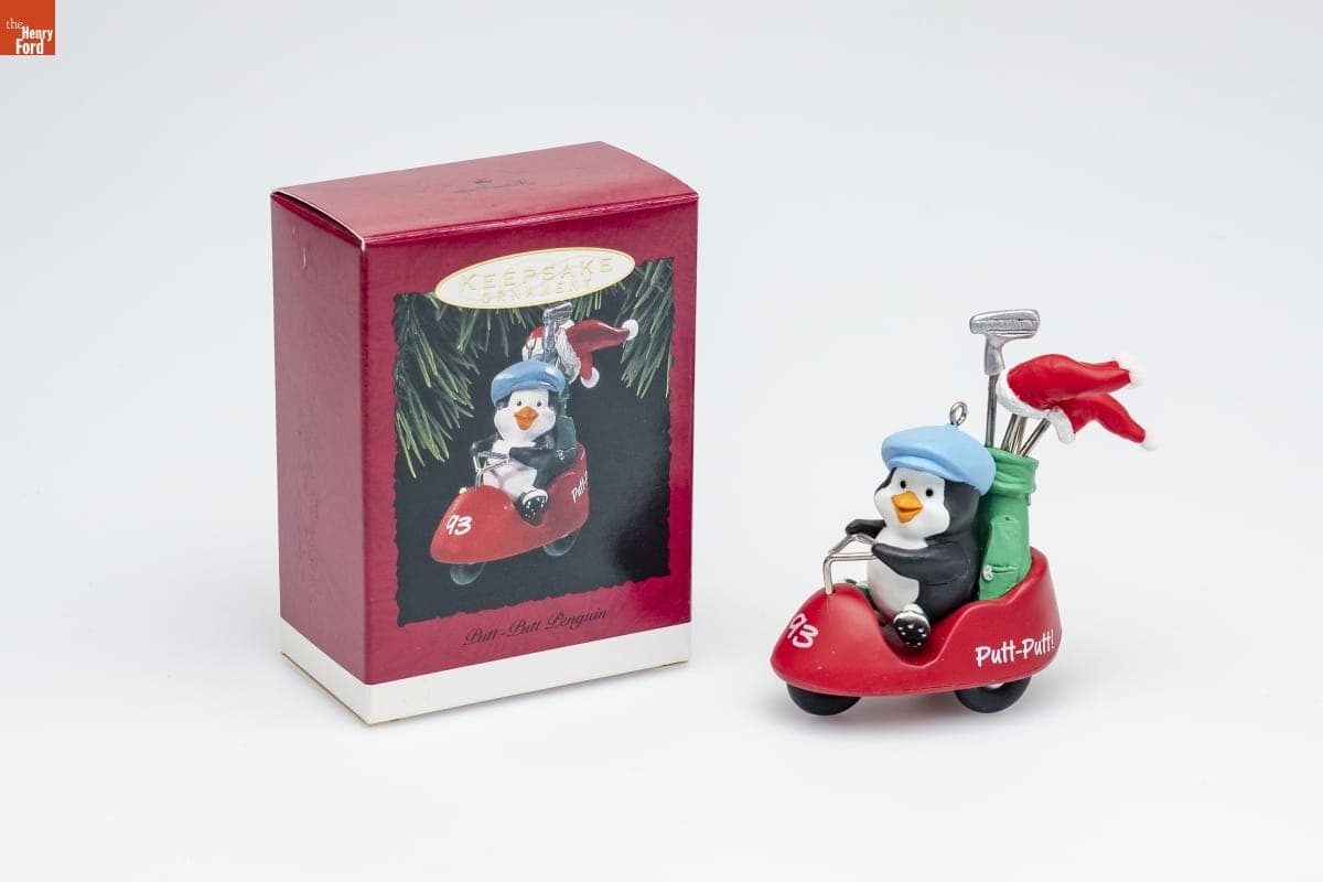 Hallmark "Putt-Putt Penguin" Christmas Ornament, 1993