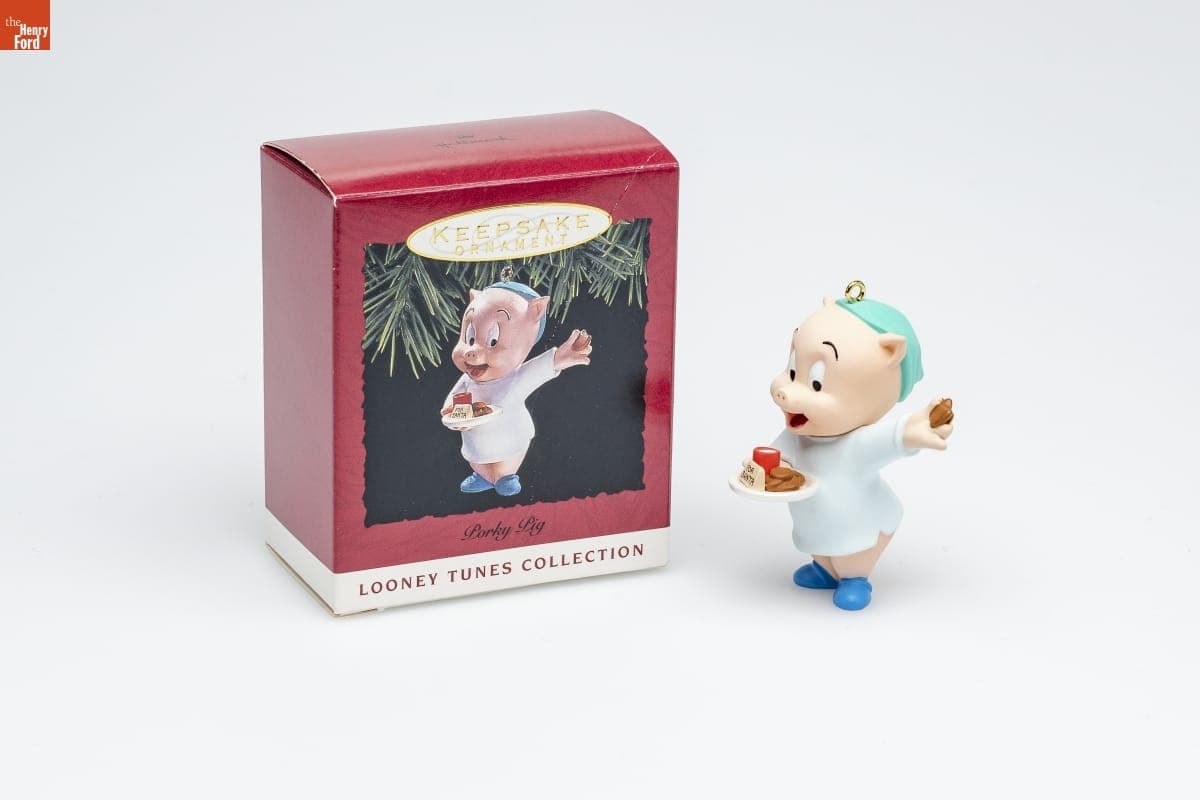Hallmark "Looney Tunes Collection: Porky Pig" Christmas Ornament, 1993