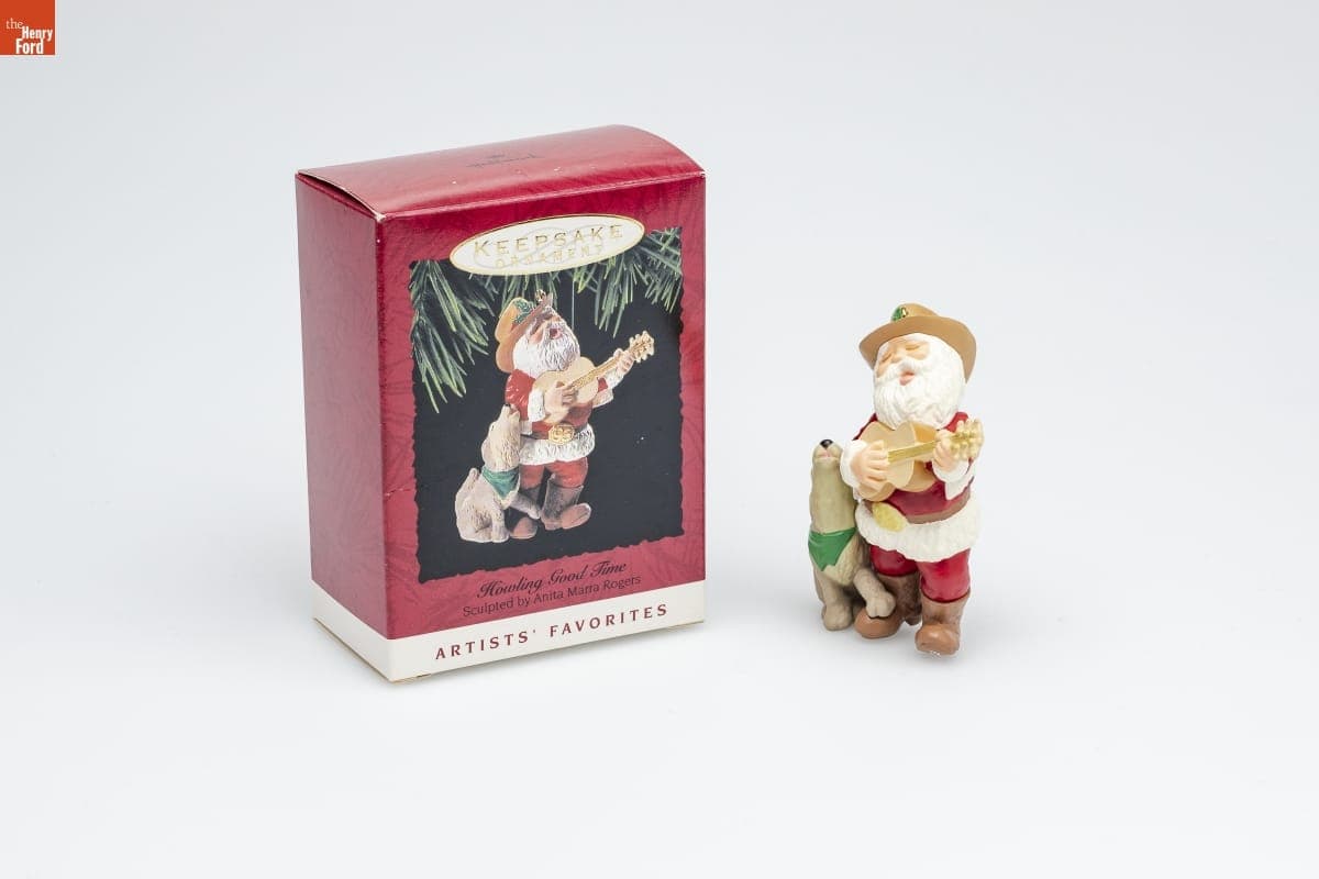 Hallmark "Howling Good Time" Christmas Ornament, 1993