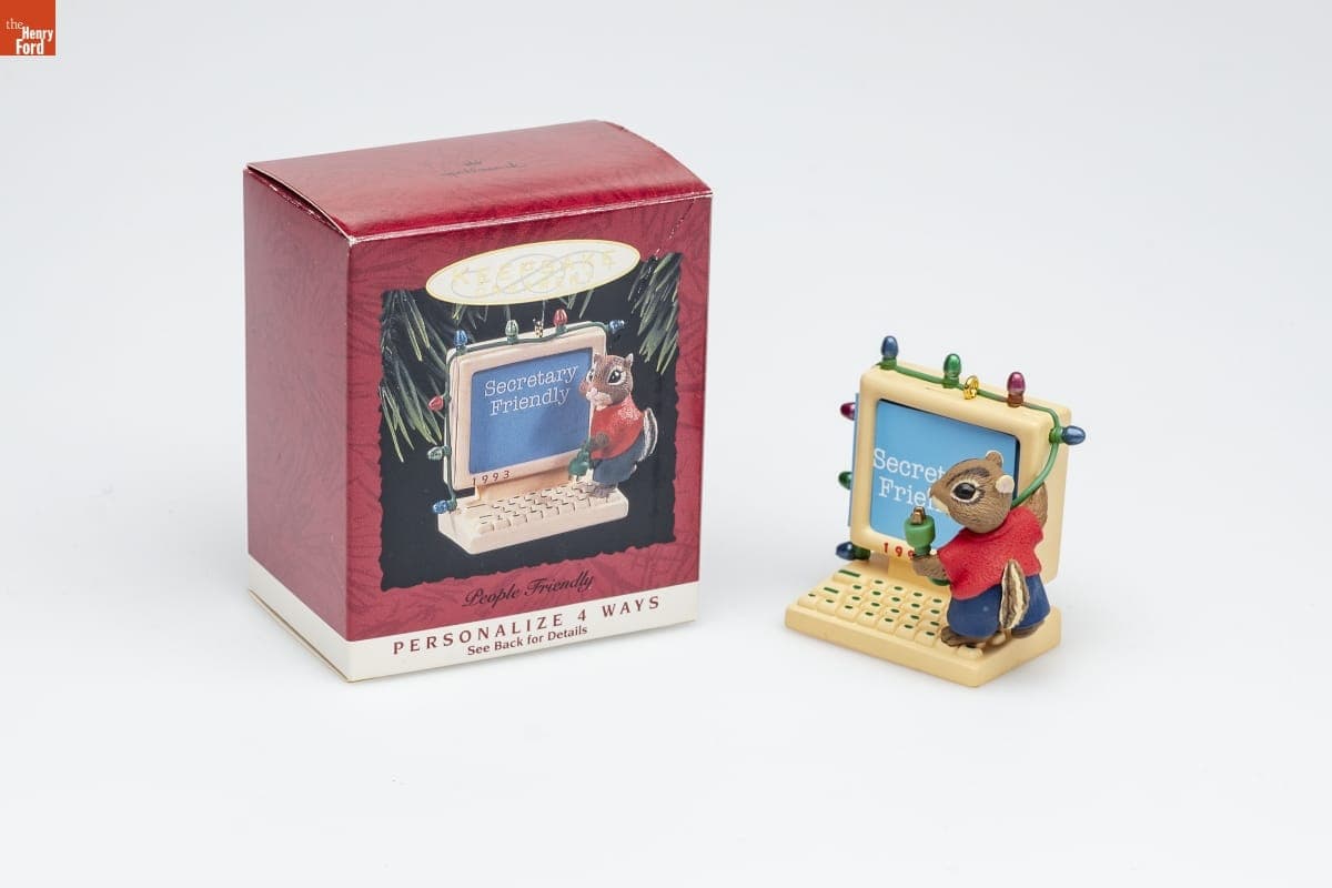 Hallmark "People Friendly" Christmas Ornament, 1993