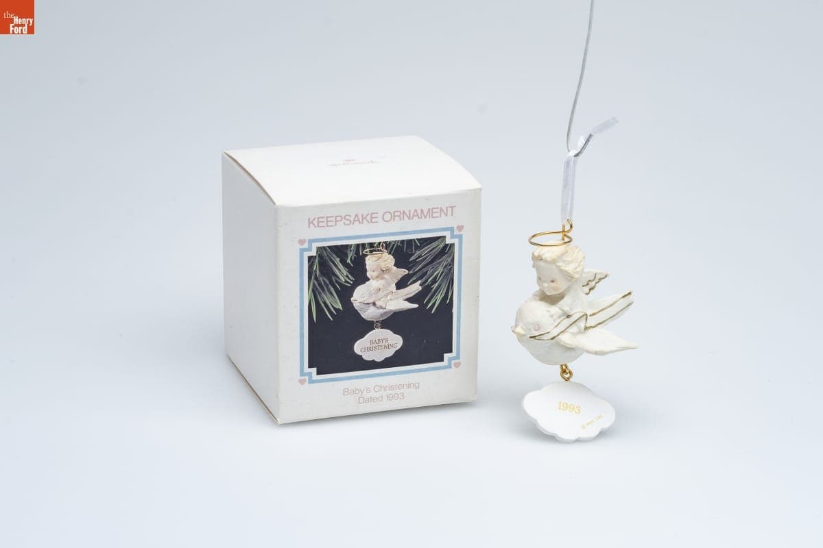 Hallmark "Baby's Christening" Christmas Ornament, 1993