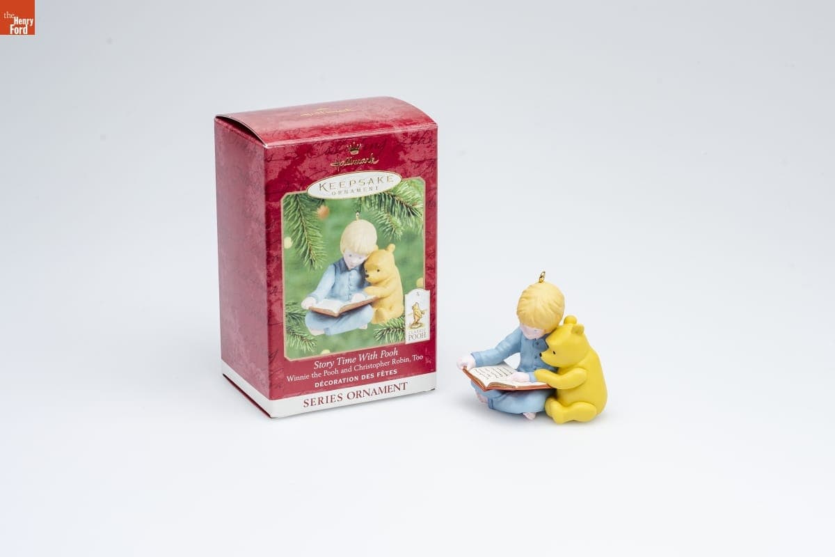 Hallmark "Winnie the Pooh and Christopher Robin, Too Series: Story Time With Pooh" Christmas Ornament, 2000