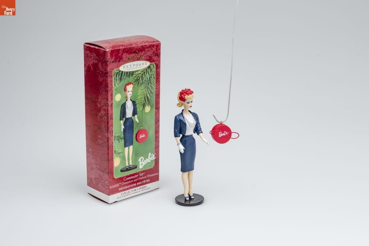 Hallmark "BARBIE Series: Commuter Set" Christmas Ornaments, 2000