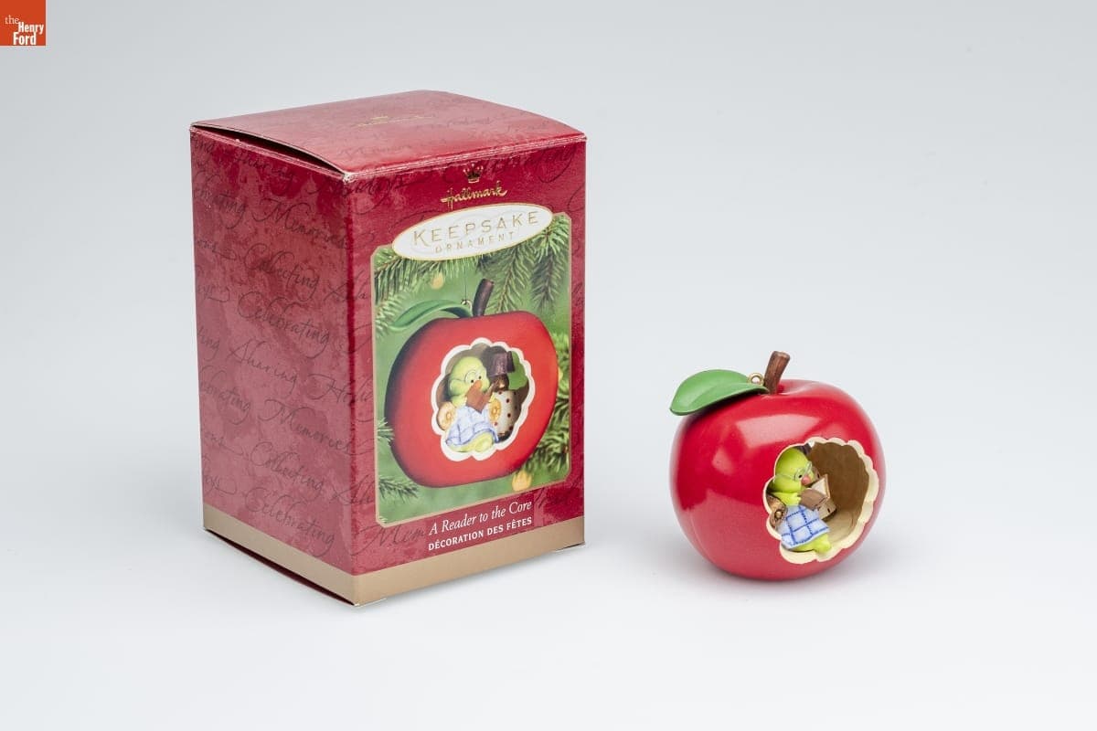 Hallmark "A Reader to the Core" Christmas Ornament, 2000