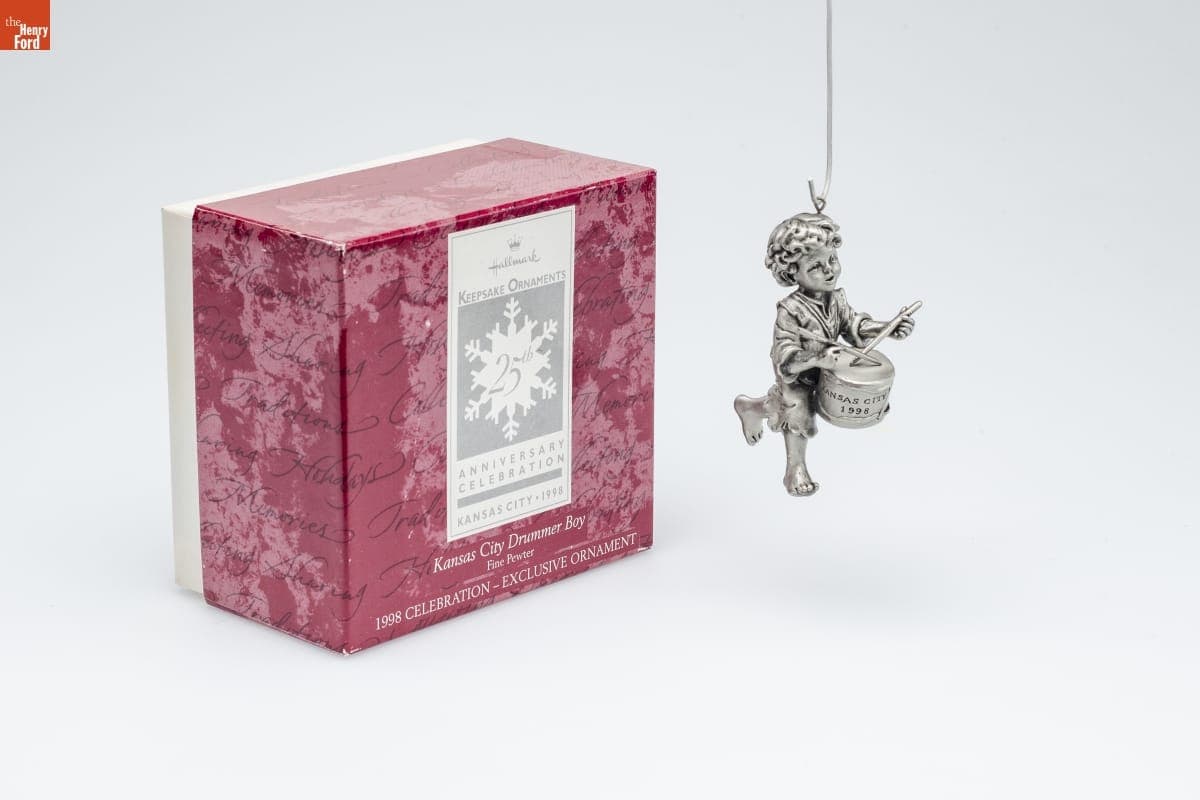 Hallmark "25th Anniversary Celebration: Kansas City Drummer Boy" Collector's Club Christmas Ornament, 1998