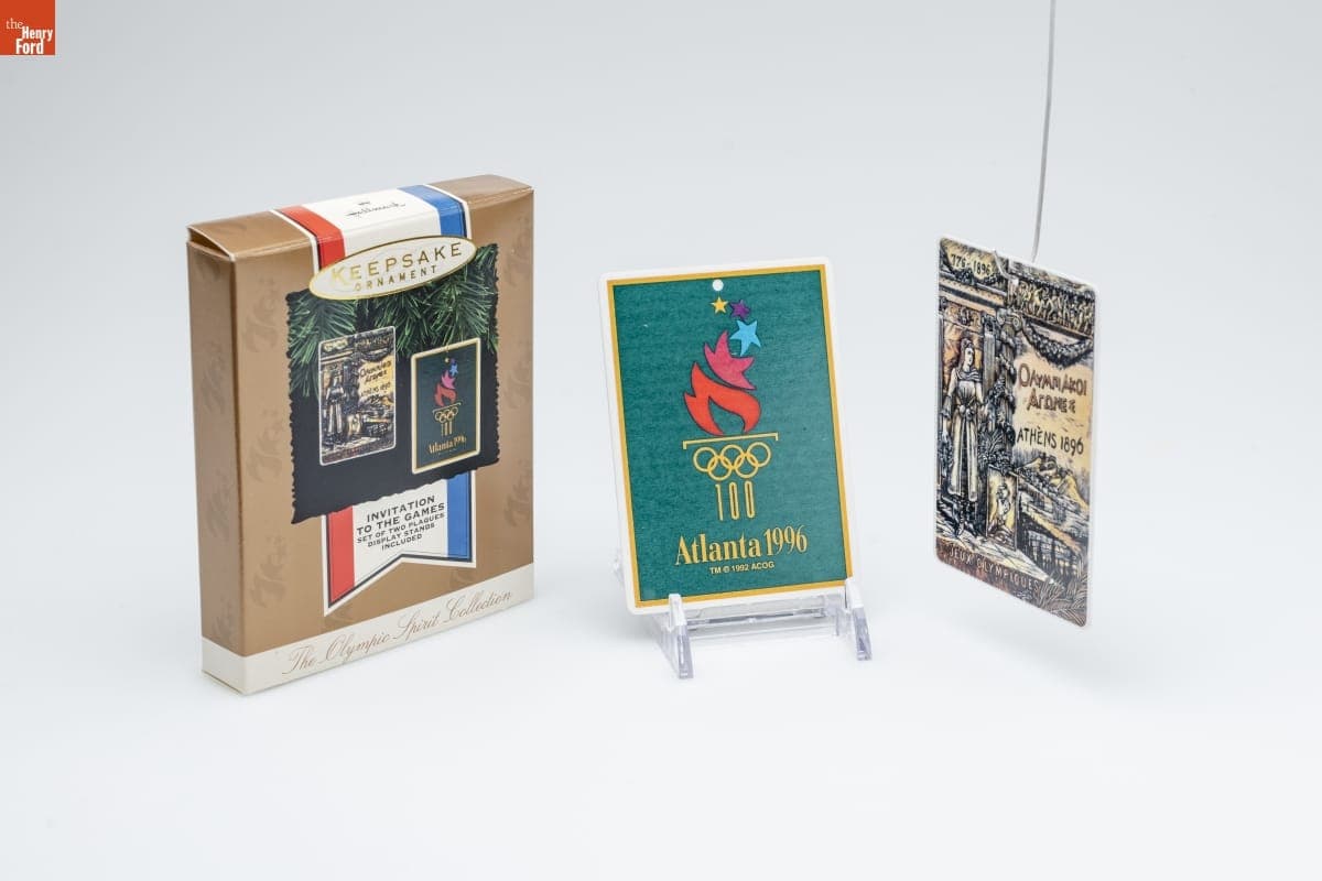 Hallmark "The Olympic Spirit Collection: Invitation to the Games" Christmas Ornament, 1996