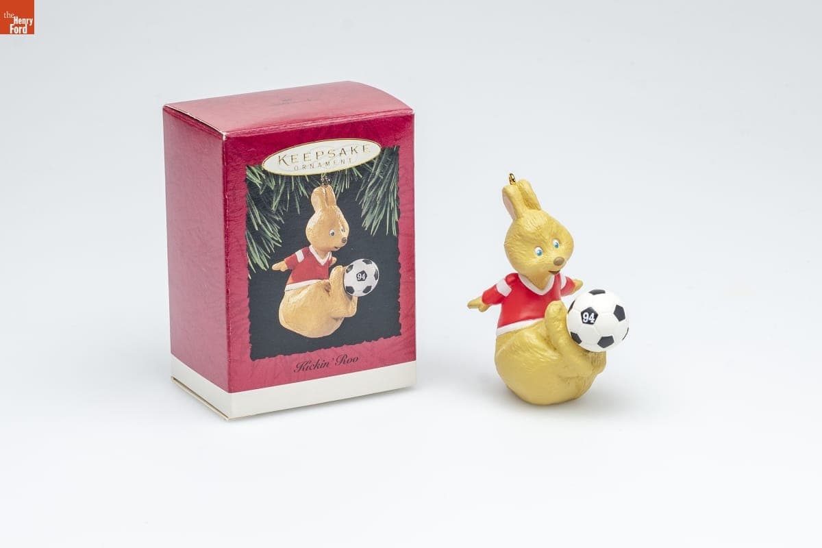 Hallmark "Kickin' Roo" Christmas Ornament, 1994