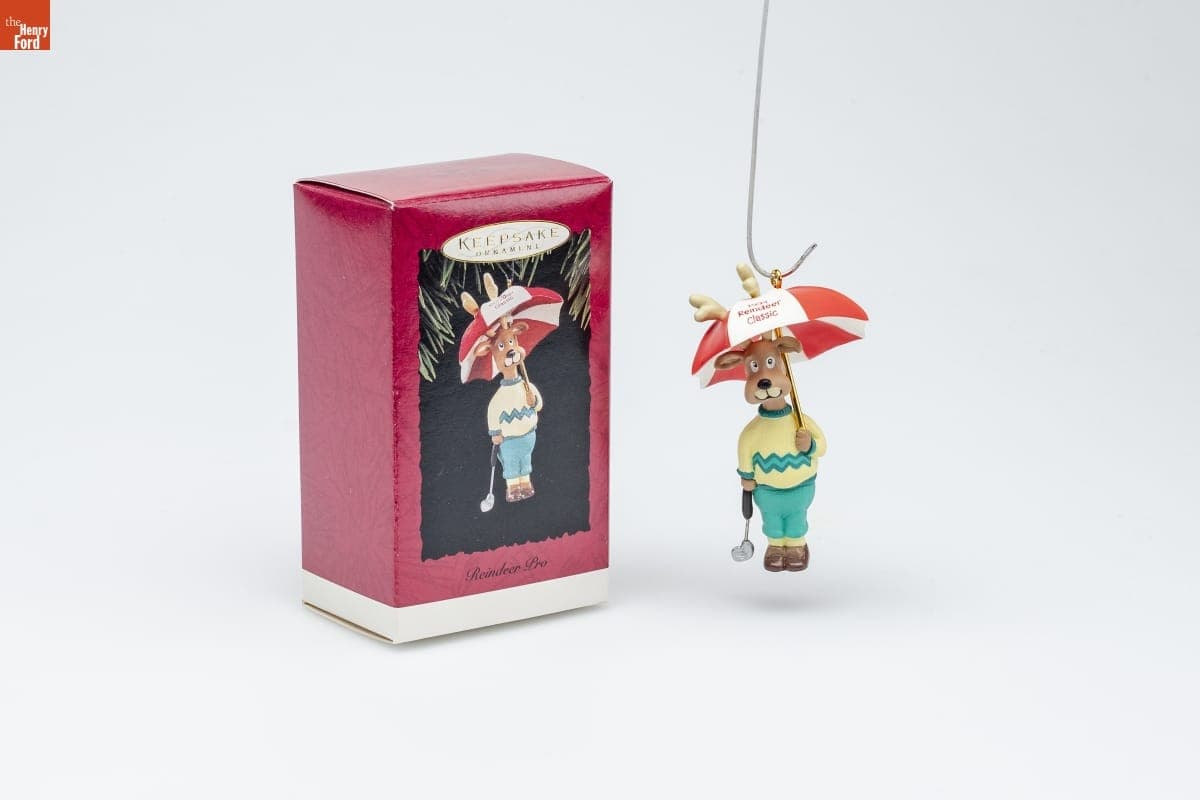 Hallmark "Reindeer Pro" Christmas Ornament, 1994