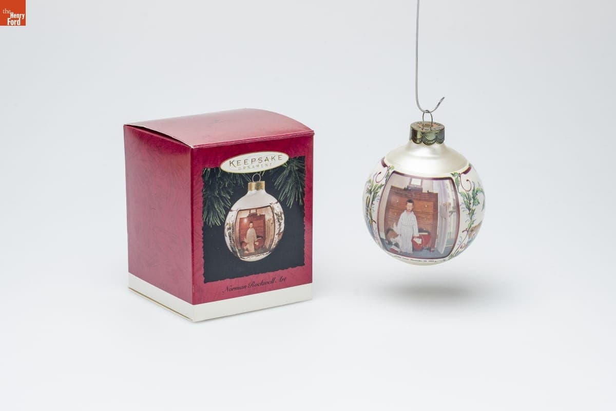 Hallmark "Norman Rockwell Art" Christmas Ornament, 1994