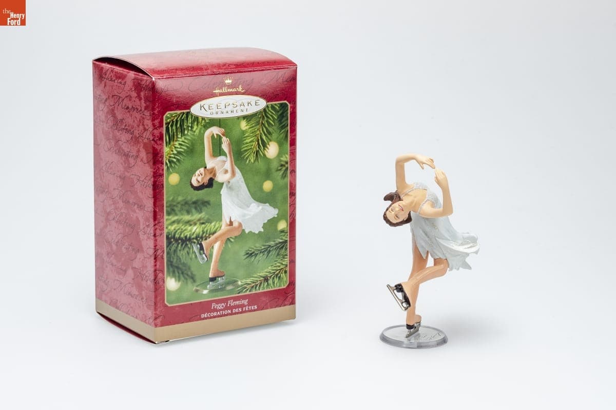 Hallmark "Peggy Fleming" Christmas Ornament, 2001