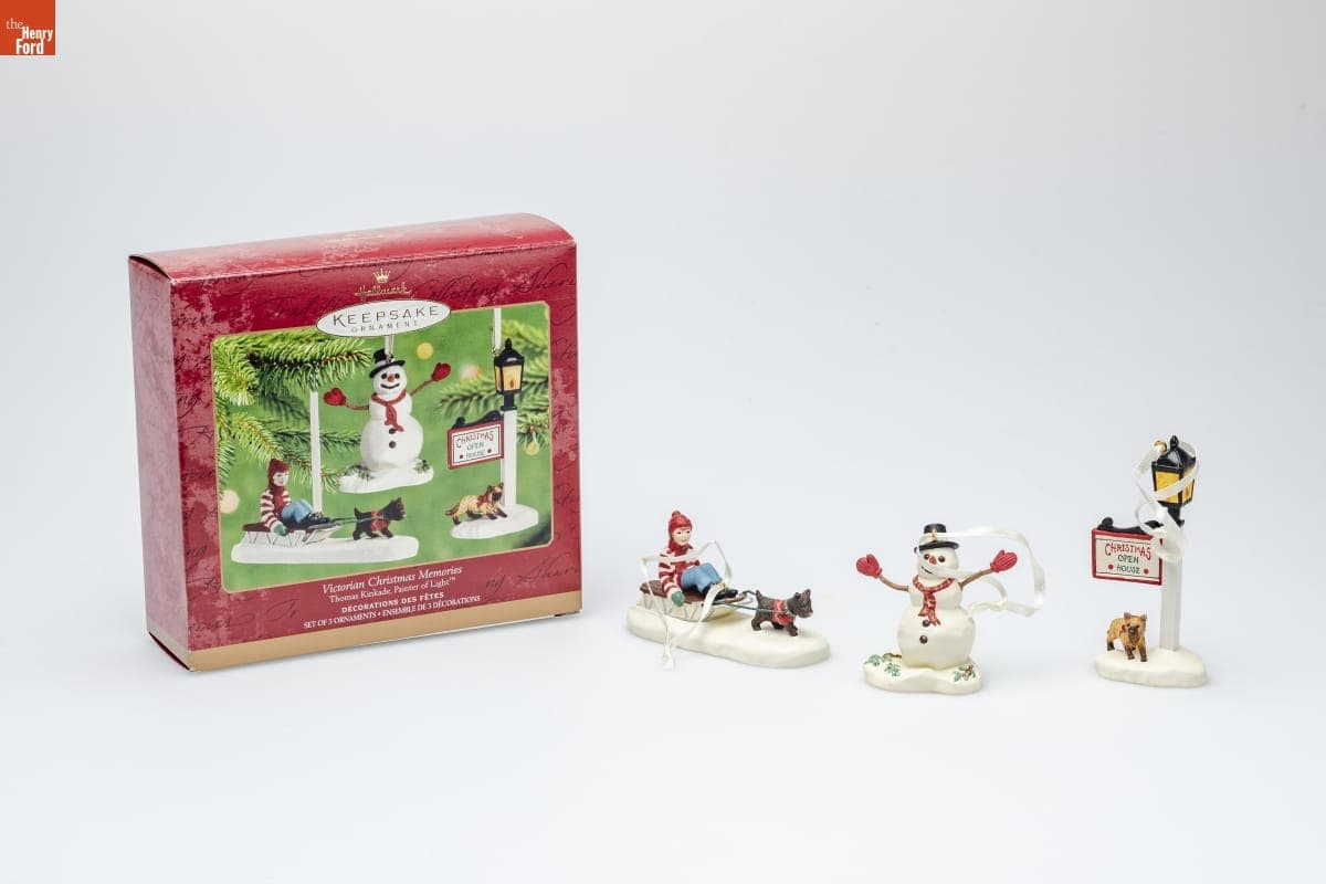 Hallmark "Thomas Kinkade, Painter of Light: Victorian Christmas Memories" Christmas Ornaments, 2001