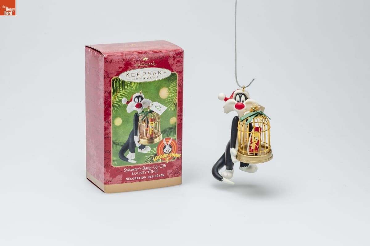 Hallmark "LOONEY TUNES: Sylvester's Bang-Up Gift" Christmas Ornament, 2001