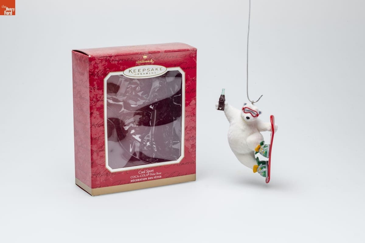 Hallmark "COCA-COLA Polar Bear: Cool Sport" Christmas Ornament, 2001